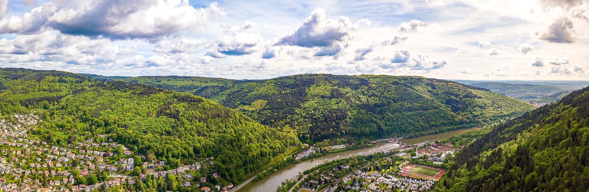 Luftbild des Odenwald-Höhenzuges im Bereich des Lammerskopfes (Foto Aranka Schön Photography, Wilhelmsfeld, © BUND)